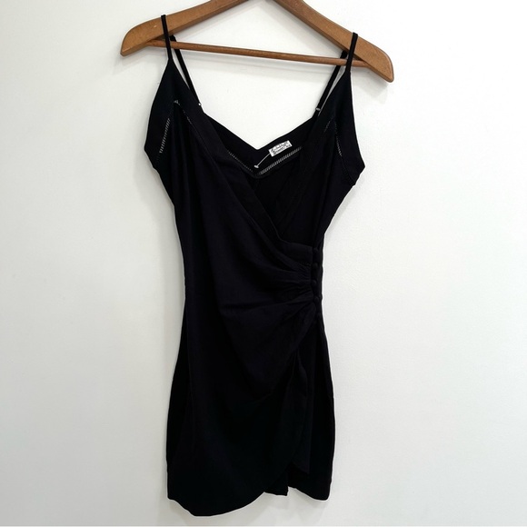 Intimately Free People Dylan Bodycon Mini Dress Black LBD Cocktail Party Small - Picture 5 of 13
